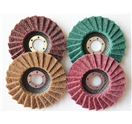 Non-woven surface conditioning flap disc